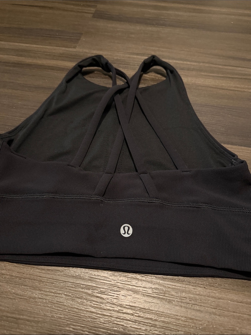 lululemon athletica Black High-Neck Cropped Sports Bra - Picture 4 of 4
